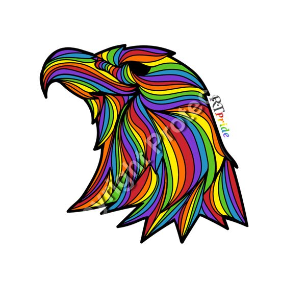 Rainbow eagle head Thumbnail