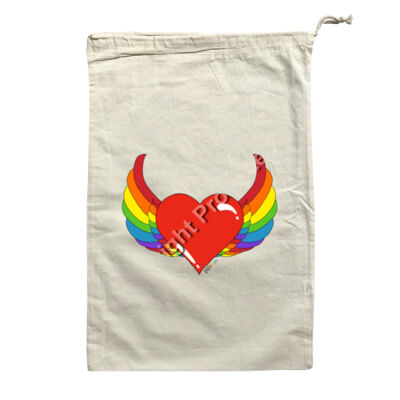 Rainbow heart - Ham Bag Thumbnail