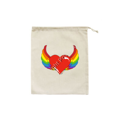 Rainbow heart - Christmas Eve Bag Thumbnail