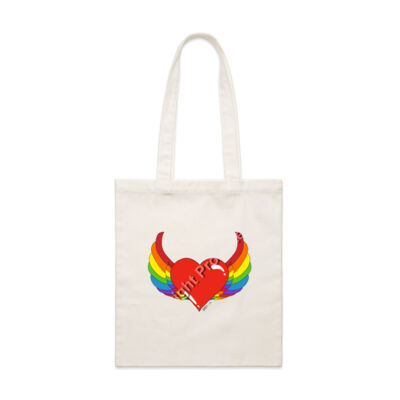 Rainbow heart - Parcel Tote Thumbnail