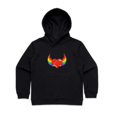 Rainbow heart - Kids Supply Hoodie Thumbnail