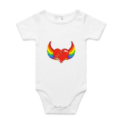 Rainbow heart - Mini-Me One-Piece Thumbnail