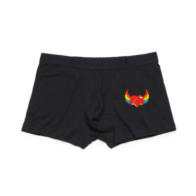 Rainbow heart - Men's Boxer Briefs Thumbnail