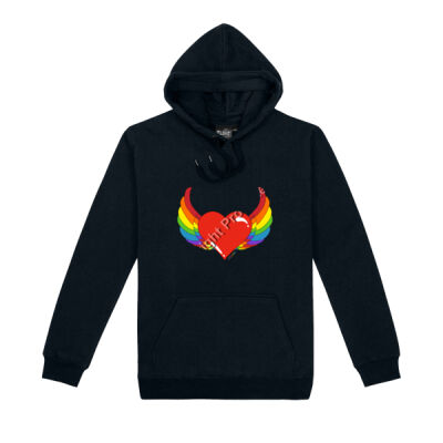 Rainbow heart - Mens Maverick Hoodie - Collection 360 Thumbnail