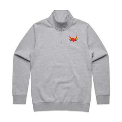 Rainbow heart - Mens Half Zip Thumbnail